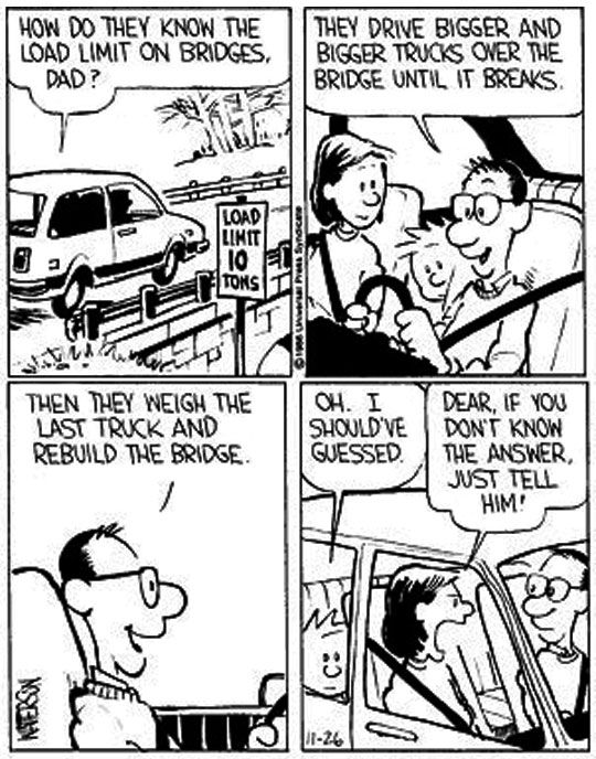 Calvin &amp; Hobbes - Bridges Comic Strip