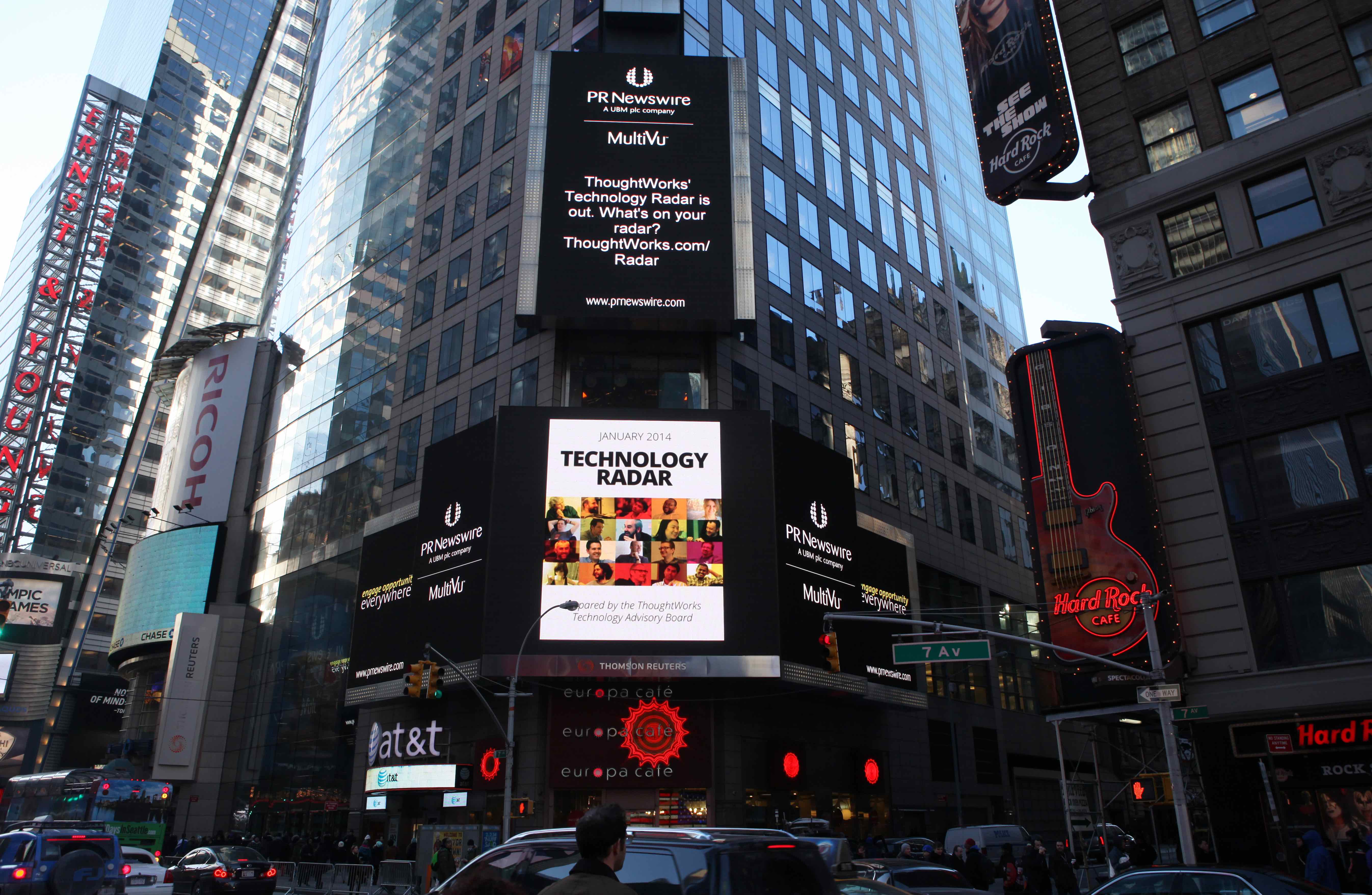 ThoughtWorks Tech Radar - Times Square
